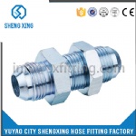 HYDRAULIC JIC MALE BULKHEAD FITTING