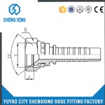 Hydraulic GB Metric Female 74°Cone Seat Fitting 20711