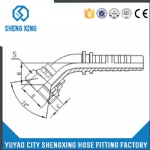 Hydraulic 45°Metric Female 74°Cone Seat Fitting 20741