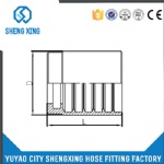 FERRULE FOR SAE100R1AT/R2AT（DIN 20022 1SN/2SN） HOSE